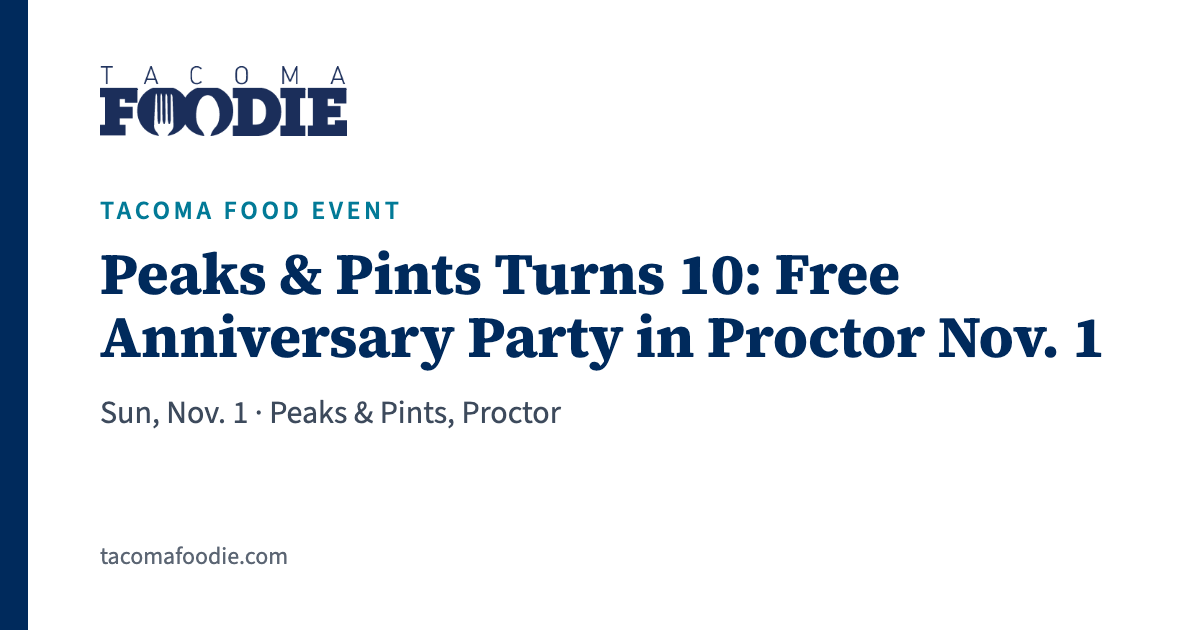 Peaks & Pints Turns 10: Free Anniversary Party in Proctor Nov. 1, Sun, Nov. 1 · Peaks & Pints, Proctor